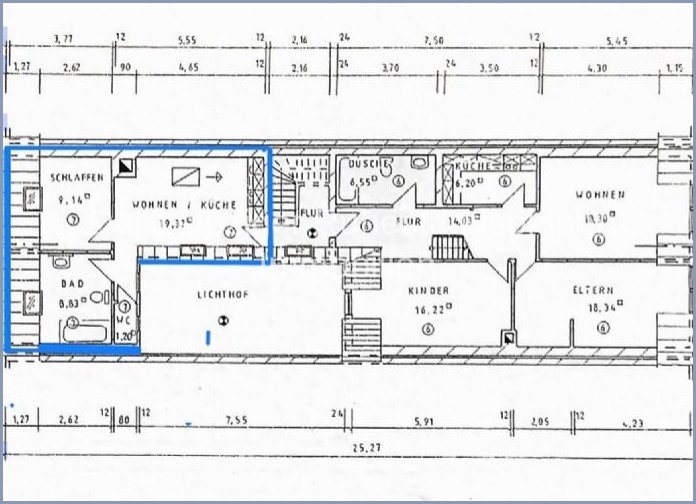 2 Zimmer/Dachgeschosswohnung - im Stadtkern - vermietet