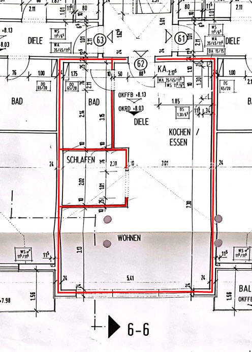 2 Raumwohnung - Maisonette - vermietet