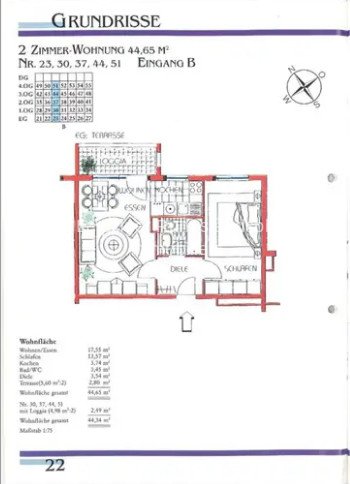 Verkauft !!! Möblierte 2 - Raumwohnung mit Balkon und guter Anbindung